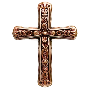 Filigree Cross Symbol PNG 06212024