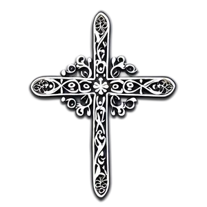 Filigree Cross Symbol PNG 06212024 PNG