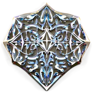 Filigree Diamond Shape PNG Yge