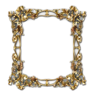 Filigree Wedding Frame PNG Tyw45 PNG