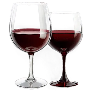 Filled Red Wine Glass PNG Ucm