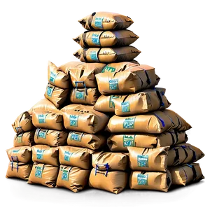 Filled Sandbags Ready To Use Png 06282024 PNG image