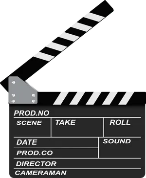 Film Clapperboard Graphic PNG image