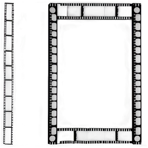Film Frame With Aspect Ratio Markings PNG Xwm12 PNG