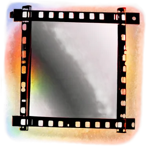 Film Frame With Light Leaks PNG 77