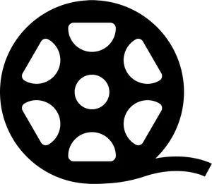 Film Reel Icon Outline PNG image