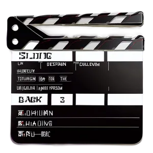 Film Slate For Camera Department PNG Ipt51 PNG