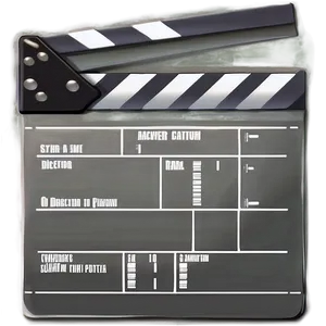 Film Slate For Directors PNG 06262024