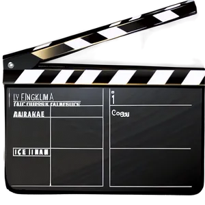 Film Slate For Editing PNG 06262024