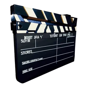 Film Slate For Film Schools PNG 06262024