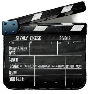 Film Slate For Indie Filmmakers PNG 06262024