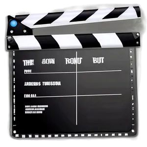 Film Slate For Indie Filmmakers PNG 34