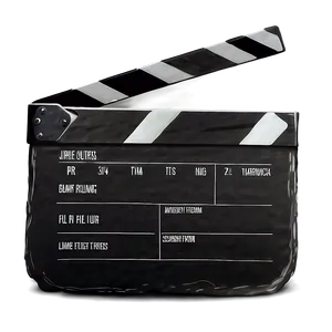 Film Slate For Movie Sets PNG 06262024