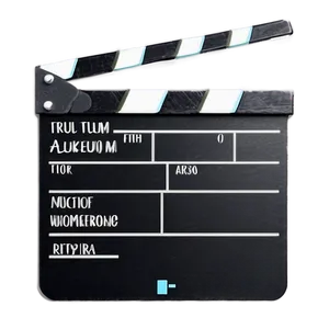 Film Slate For Movie Sets PNG 06262024
