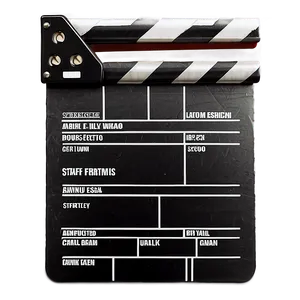 Film Slate For Movie Sets PNG Isp