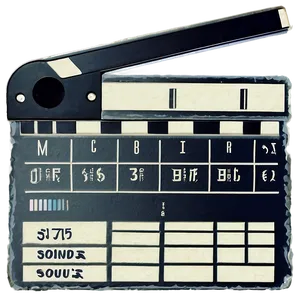 Film Slate For Sound Recording PNG 43 PNG