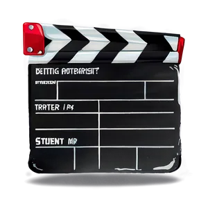 Film Slate For Student Films PNG 64