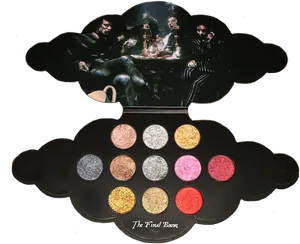 Final Boom Makeup Palette Themed Design PNG image