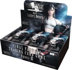 Final Fantasy T C G Opus X I Booster Box PNG