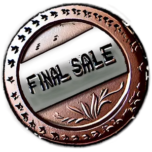 Final Sale Stamp PNG Rxi PNG