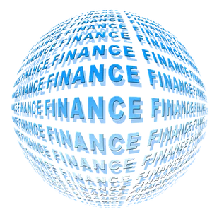 Finance Keyword Globe PNG image