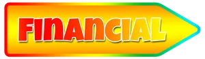 Financial Arrow Sign