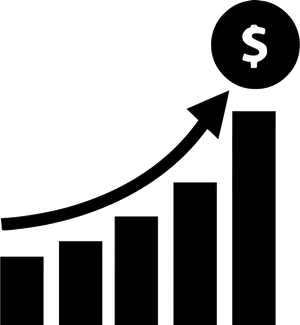 Financial Growth Graph PNG