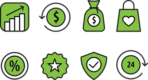 Financial Icons Set