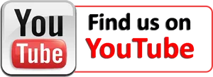 Find Us On You Tube Banner PNG
