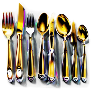 Fine Dining Utensils Set PNG Ntk PNG
