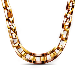 Fine Gold Chain PNG 23