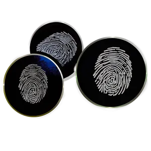 Fingerprint In Circle Shape Png 05242024 PNG image