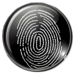 Fingerprint Under Magnifying Glass PNG Hgb