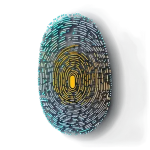 Fingerprint With Binary Code Png Oqn54 PNG image