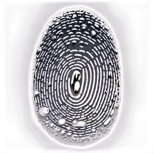 Fingerprint With Water Drops Png Dpf73 PNG image