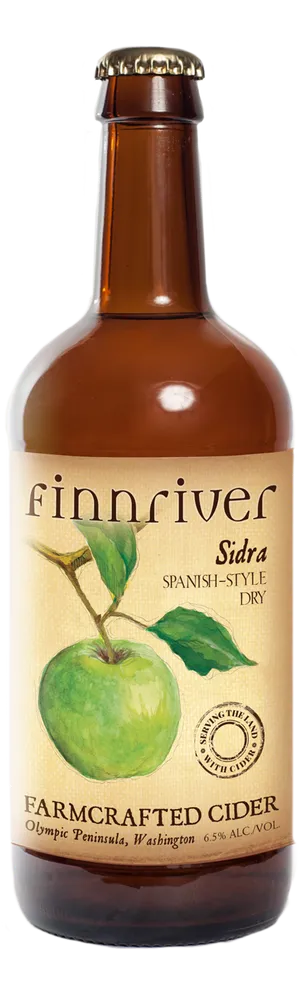 Finnriver Farmcrafted Cider Bottle PNG image