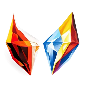 Fire And Ice Diamonds PNG Dwf