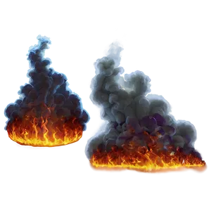 Fire And Smoke PNG C
