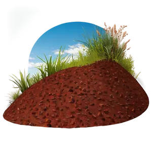 Fire Ant Hill Landscape Png 1 PNG image