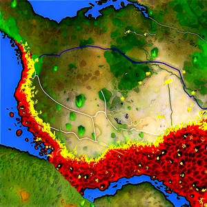 Fire Ant Invasion Map PNG Fau