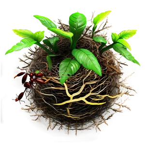 Fire Ant Nest Diagram Png Mfs PNG image