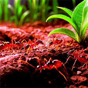 Fire Ant Underground Tunnel PNG 33