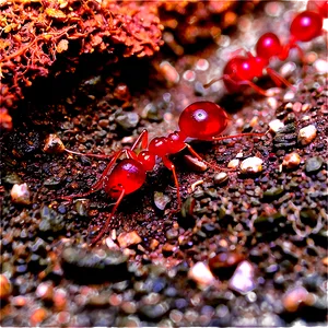 Fire Ant Underground Tunnel PNG Iuy