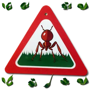 Fire Ant Warning Sign PNG 06292024
