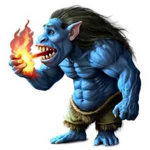 Fire-breathing Troll Png 05232024 PNG image