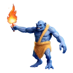 Fire-breathing Troll PNG 65