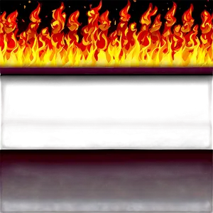 Fire Cartoon Border PNG 32 PNG