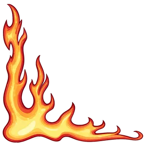 Fire Cartoon Border PNG 90 PNG