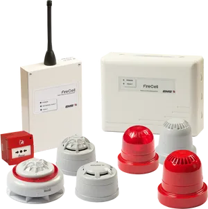 Fire Cell Wireless Fire Alarm Components PNG image