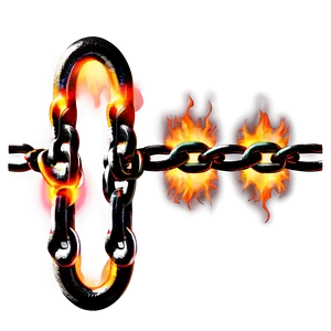 Fire Chain Border PNG Rrn PNG